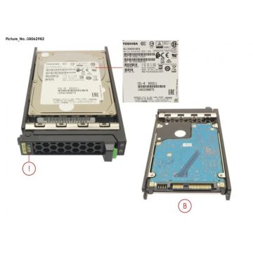 FUJITSU HD SAS 12G 1.8TB 10K 512E HOT PL 2.5' EP (S26461-F5730-L118) (S26461-F5730-L118) thumbnail