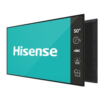Hisense 50DM66E Digital Signage Display 127cm (50) UHD - HDMI/DP - Schwarz  (50DM66E) (50DM66E) thumbnail