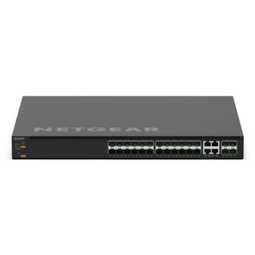 NETGEAR MSM4328F Managed L3 10G Ethernet (100/1000/10000) 1U Zwart (MSM4328F-100NES) thumbnail