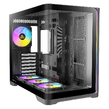 Antec Geh Mid C5 CURVE ARGB ATX/M-ATX/M-ITX o.N. BK retail - Midi/Minitower (0-761345-10225-4) (0-761345-10225-4) thumbnail