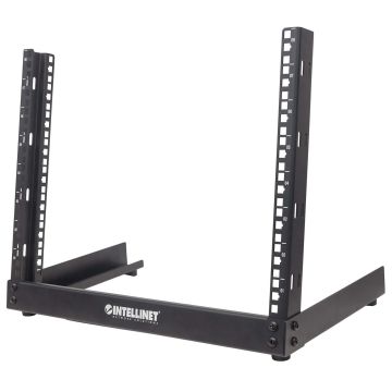 Intellinet 19" open frame rack desktop, 12U, zwart, bouwpakket, max. 10 kg (714747) thumbnail