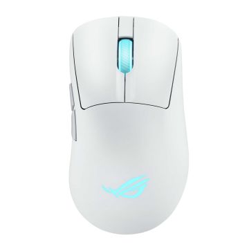 ASUS ROG Keris II Origin WHT muis Gamen Rechtshandig RF Wireless + Bluetooth + USB Type-A Optisch 42000 DPI (90MP04A0-BMUA10) thumbnail