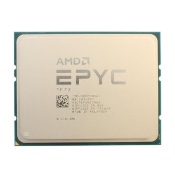 AMD EPYC 7F72 - 3.2 GHz - 24jádrový - 48 vláken - 192 MB vyrovnávací pamì - Socket SP3 - (100-000000141) thumbnail