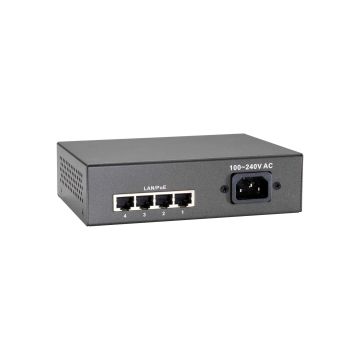 LevelOne FEP-0511 netwerk-switch Fast Ethernet (10/100) Power over Ethernet (PoE) Grijs (FEP-0511) thumbnail