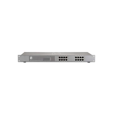 LevelOne FEP-1612W120 netwerk-switch Fast Ethernet (10/100) Power over Ethernet (PoE) Grijs (FEP-1612W120) thumbnail