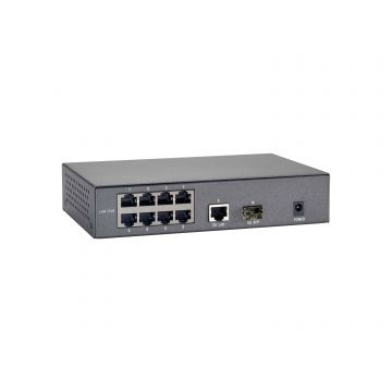 LevelOne FGP-1000W90 netwerk-switch Fast Ethernet (10/100) Power over Ethernet (PoE) Grijs