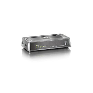 LevelOne FSW-0508TX netwerk-switch Unmanaged Fast Ethernet (10/100) Zwart, Grijs