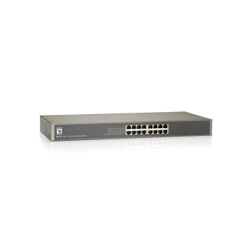 LevelOne FSW-1650 netwerk-switch Unmanaged Fast Ethernet (10/100) Grijs (FSW-1650) thumbnail