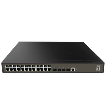 LevelOne GEL-2871 netwerk-switch Managed L2+ Gigabit Ethernet (10/100/1000) 1U Zwart