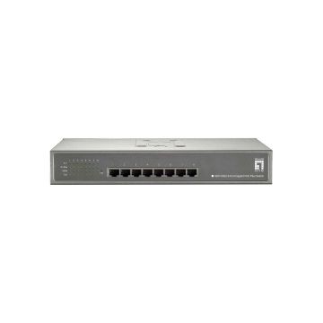 LevelOne GEP-0822 netwerk-switch Gigabit Ethernet (10/100/1000) Power over Ethernet (PoE) Grijs (GEP-0822) thumbnail