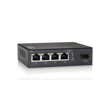 LevelOne GEU-0521 netwerk-switch Unmanaged Gigabit Ethernet (10/100/1000) Grijs (GEU-0521) thumbnail