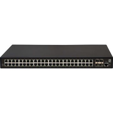LevelOne GTL-5291 netwerk-switch Managed L3 Gigabit Ethernet (10/100/1000) 1U Zwart (GTL-5291) thumbnail