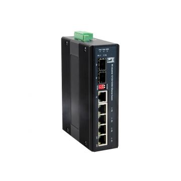 LevelOne IES-0600 netwerk-switch Gigabit Ethernet (10/100/1000) Zwart