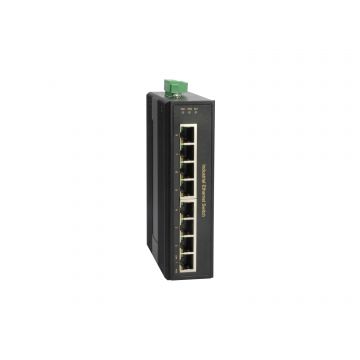 LevelOne IGP-0801 netwerk-switch Unmanaged Gigabit Ethernet (10/100/1000) Power over Ethernet (PoE) Zwart