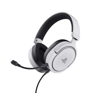 Trust GXT 498W Forta Gaming Headset - Officieel gelicentieerde Playstation 5 gamingheadset – Opklapbare microfoon – Over-ear ontwerp – Wit (24716) thumbnail