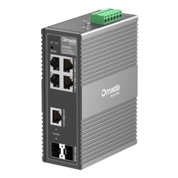 TP-Link Omada IES206G netwerk-switch Managed Gigabit Ethernet (10/100/1000) Zwart (IES206G) thumbnail
