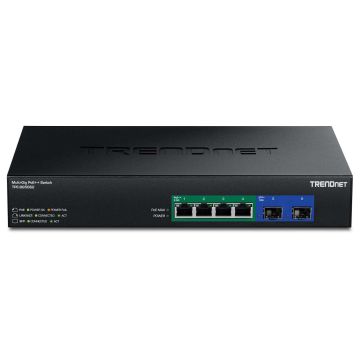 TRENDnet TPE-BG5062 Switch 240W 2.5G GaN Power PoE++ mit 10G SFP+ Port - Switch - 6-Port (TPE-BG5062) (TPE-BG5062) thumbnail