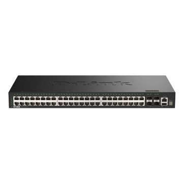 D-Link DGS-1530-52/E netwerk-switch Managed L2 Gigabit Ethernet (10/100/1000) Zwart (DGS-1530-52/E) thumbnail