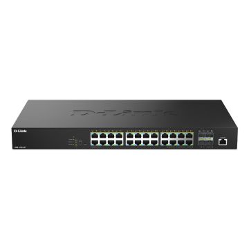 D-Link DMS-1250-28P/E netwerk-switch Managed L2 2.5G Ethernet (100/1000/2500) Power over Ethernet (PoE) Zwart (DMS-1250-28P/E) thumbnail