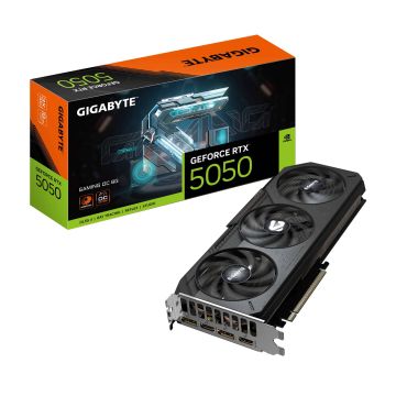 GIGABYTE GeForce RTX 5050 GAMING OC 8G Grafische Kaart (GV-N5050GAMING OC-8GD) thumbnail
