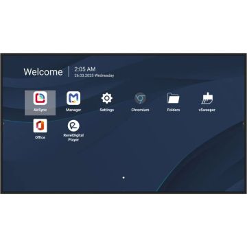 Viewsonic CDE5014-2C beeldkrant Digitale signage flatscreen 127 cm (50") LCD Wifi 500 cd/m² 4K Ultra HD Zwart Type processor Android 14 24/7 (CDE5014-2C) thumbnail