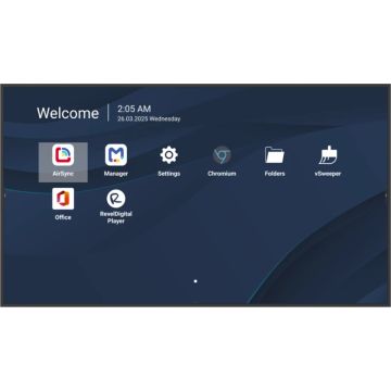 Viewsonic CDE5531-1C beeldkrant Digitale signage flatscreen 139,7 cm (55") LCD Wifi 500 cd/m² 4K Ultra HD Zwart Type processor Android 14 24/7 (CDE5531-1C) thumbnail