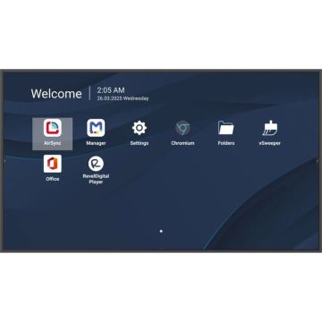 Viewsonic CDE8614-2C beeldkrant Digitale signage flatscreen 2,18 m (86") LCD Wifi 500 cd/m² 4K Ultra HD Zwart Type processor Android 14 24/7 (CDE8614-2C) thumbnail