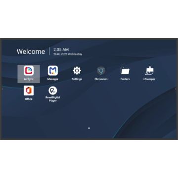Viewsonic CDE8631-1C beeldkrant Digitale signage flatscreen 2,18 m (86") LCD Wifi 500 cd/m² 4K Ultra HD Zwart Type processor Android 14 24/7 (CDE8631-1C) thumbnail