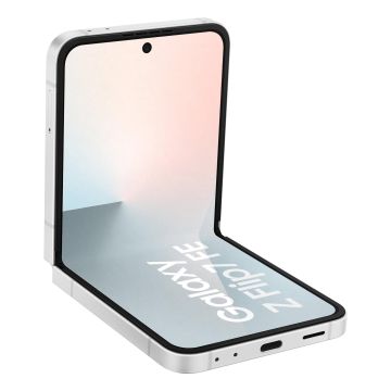 Samsung Galaxy Z Flip 7 FE 17 cm (6.7") Dual SIM Android 16.0 5G USB Type-C 8 GB 256 GB 4000 mAh Wit (SM-F761BZWHEUB) thumbnail
