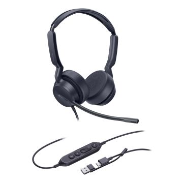Yealink Dual UC-headset met USB-C/A-aansluiting (1308215) thumbnail