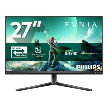 Philips Evnia 3000 27M2N3800A/00 computer monitor 68,6 cm (27") 3840 x 2160 Pixels 4K Ultra HD LCD Zwart (27M2N3800A/00) thumbnail