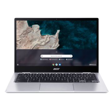 Acer Chromebook CP513-1HL-S1YN Snapdragon 7c 33,8 cm (13.3") Touchscreen Full HD 8 GB LPDDR4x-SDRAM 128 GB eMMC Wi-Fi 5 (802.11ac) ChromeOS voor ondernemingen Zilver (NX.AS5EH.003) thumbnail