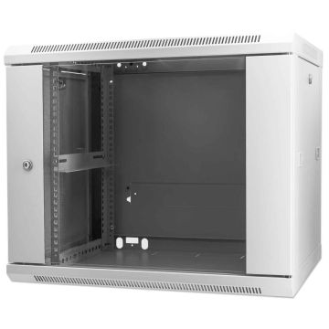 Intellinet 711838 rack 9U Wandrek Grijs (711838) thumbnail