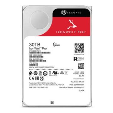 Seagate IronWolf Pro ST30000NT011 interne harde schijf 30 TB 7200 RPM 512 MB 3.5" SATA III (ST30000NT011) thumbnail