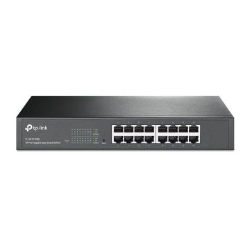 TP-Link TL-SG1016DE Managed L2 Gigabit Ethernet (10/100/1000) 1U Zwart (SG1016DE) thumbnail