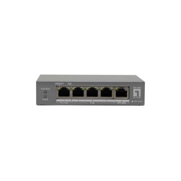 LevelOne PoE+Switch 3xGE PoE/1xHi-PoE 60W unmanaged Plastik (GEP-0531) thumbnail