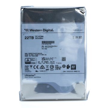 Western Digital WD 22TB 512MB 7200RPM SATA ULTRA 512E SE DC HC580(WUH722422ALE6L4) (WUH722422ALE6L4) thumbnail