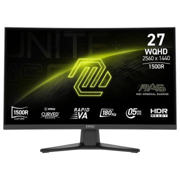 MSI MAG 275CQFDE E18 computer monitor 68,6 cm (27") 2560 x 1440 Pixels Wide Quad HD Zwart (9S6-3CE91H-002) thumbnail