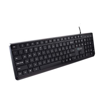V7 KU350US toetsenbord Universeel USB QWERTY Amerikaans Engels Zwart (KU350US) thumbnail