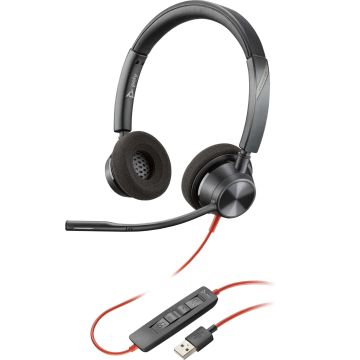 HP Poly Poly Blackwire 3320 USB-A Headset (76J16AA) thumbnail