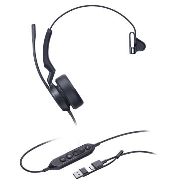Yealink UH44 Mono Teams USB-C/A (UH44 MONO TEAMS USB-C/A) (UH44 MONO TEAMS USB-C/A) thumbnail