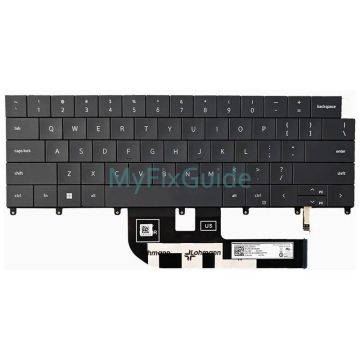 Dell XPS 9440 Keyboard UK Layout and Backlit V8MF6 (V8MF6) thumbnail