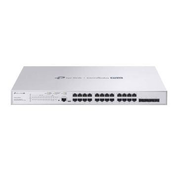 TP-Link Omada Pro S5500-24GP4XF netwerk-switch Managed L2/L2+ Gigabit Ethernet (10/100/1000) Power over Ethernet (PoE) Grijs (S5500-24GP4XF(UN)) thumbnail