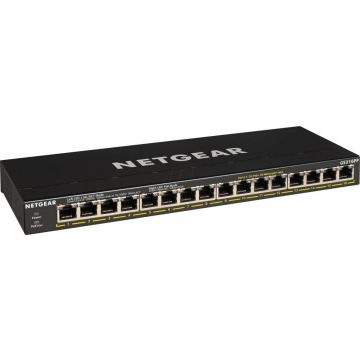 NETGEAR GS316P SOHO Unmanaged Switch [16x Gigabit Ethernet PoE+, 115W] (GS316P-100EUS-PROMO) thumbnail