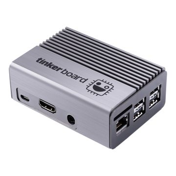 ASUS Tinker Fanless Aluminum Case Hoes(je) Zilver (90AN01U0-M0XAY0) thumbnail