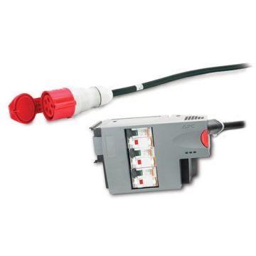 APC Stroomverdelingsmodule 3-polig 5-draads RCD 32A 30mA IEC309 140CM (PDM332IEC-30R-140) thumbnail