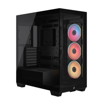 CORSAIR Midi 3500X LXR LINK (Tempered Glass) Black (CC-9011324-WW) thumbnail