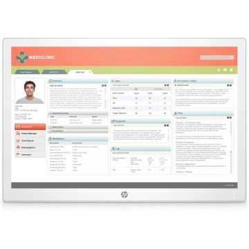 HP Healthcare Edition HC241p computer monitor 61 cm (24") 1920 x 1200 Pixels WUXGA LED Wit (3ME69AA#ABB) thumbnail