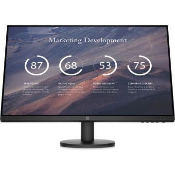 HP P27v G4 computer monitor 68,6 cm (27") 1920 x 1080 Pixels Full HD LCD Zwart (9TT20AA#ABB) thumbnail