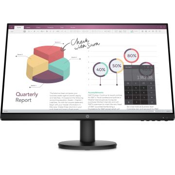 HP P24v G4 computer monitor 60,5 cm (23.8") 1920 x 1080 Pixels Full HD Zwart (9TT78AA#ABB) thumbnail